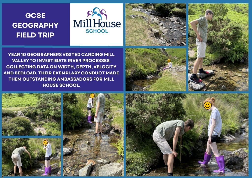 Geography Fieldwork at Carding Mill Valley