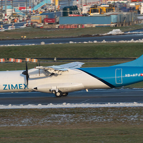 Zimex plane on the ground