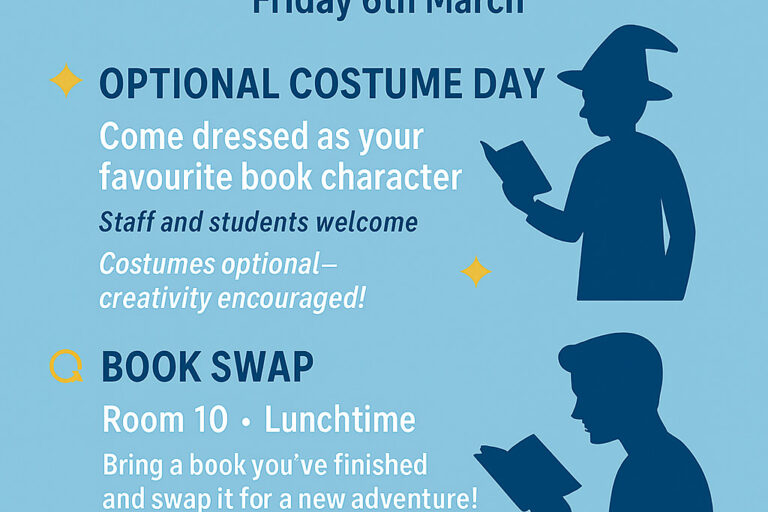 World Book Day Friday 6th March poster