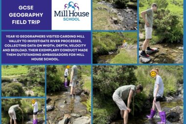Geography Fieldwork at Carding Mill Valley