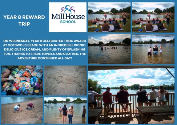 Year 8 Celebrate in Style at Cotswold Beach