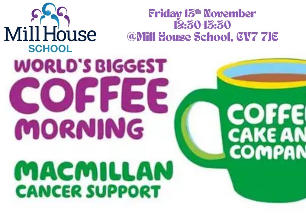 MacMillan Coffee Morning poster