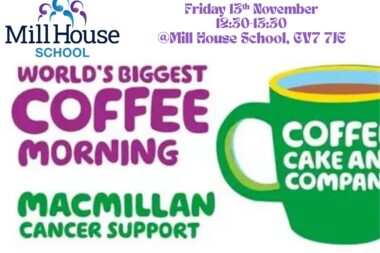 MacMillan Coffee Morning poster